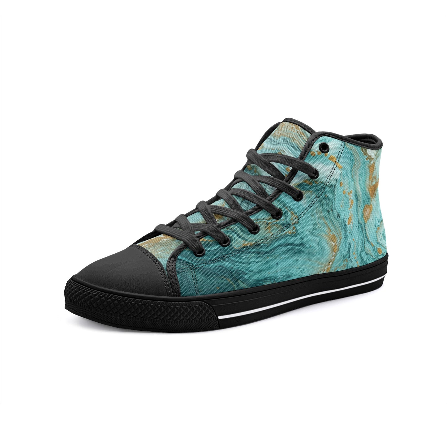 DEEP-Unisex High Top Canvas Shoes