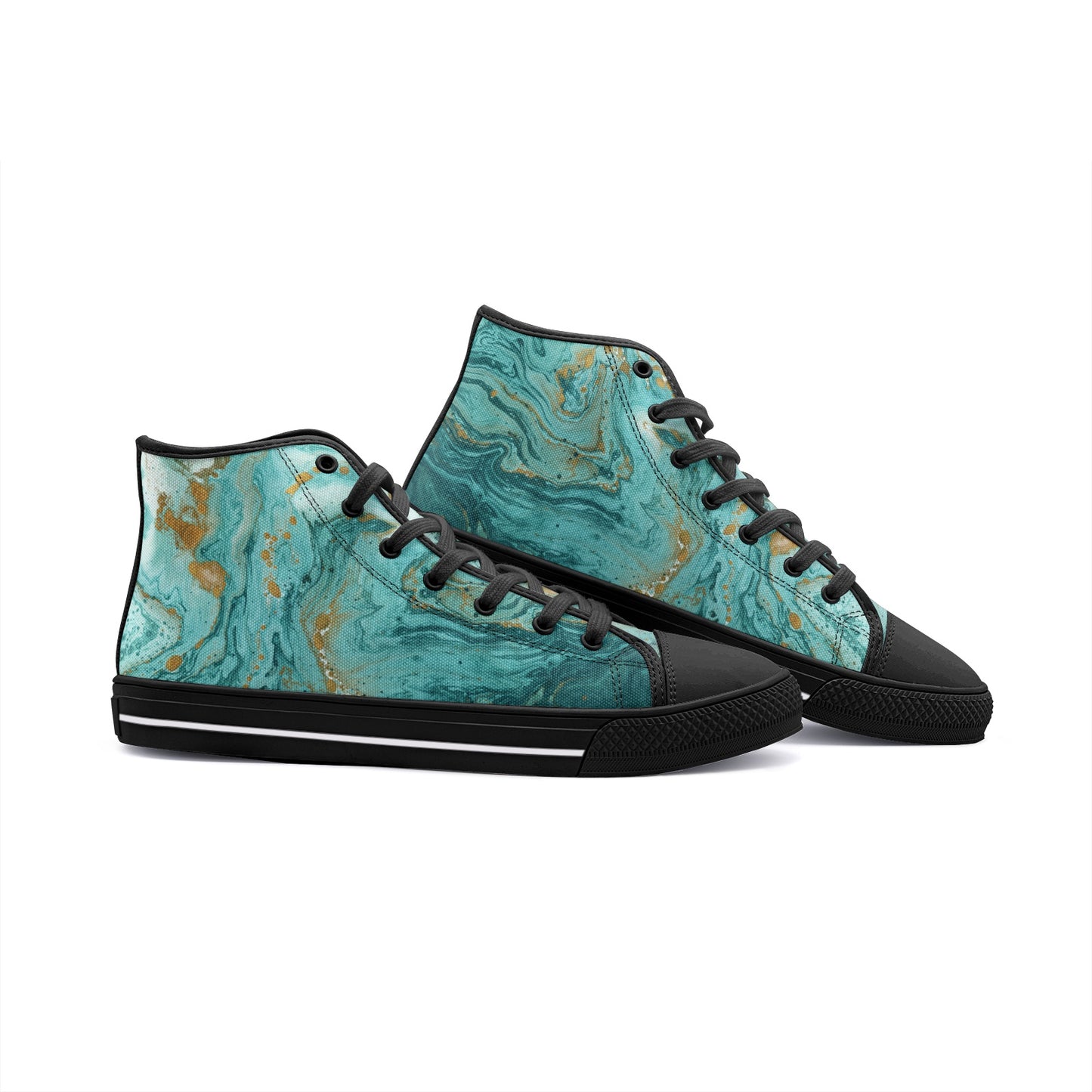 DEEP-Unisex High Top Canvas Shoes